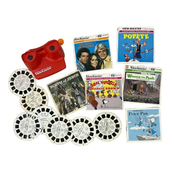 Vintage Viewmaster and 14 Reels GAF 70's-80's Scooby Doo Voltron Masters of Univ - Picture 1 of 14